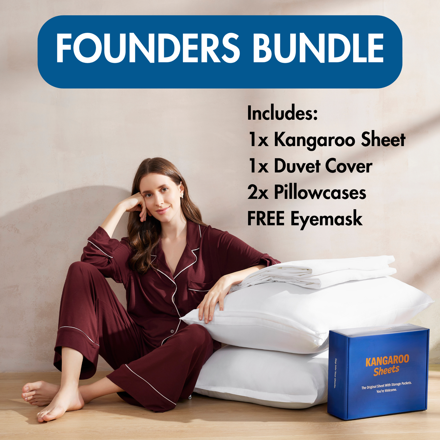 Kangaroo Founders Bundle (Full Set) W/ Free Eyemask